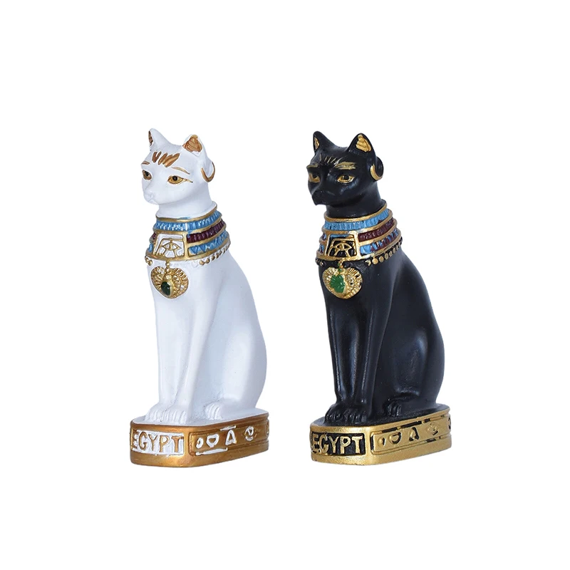 Cat Statue Ornament Egyptian Cat Figurine Decoration Vintage Cat Goddess Statue Home Garden Mini Animal Ornament
Cat Statue Ornament Egyptian Cat Figurine Decoration Vintage Cat Goddess Statue Home Garden Mini Animal Ornament