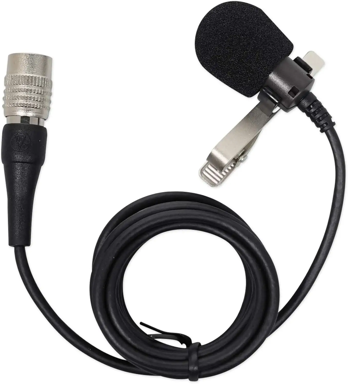 Professional Lavalier Condenser Microphone for Wireless Systems, Cardioid, Black
Professional Lavalier Condenser Microphone for Wireless Systems, Cardioid, Black