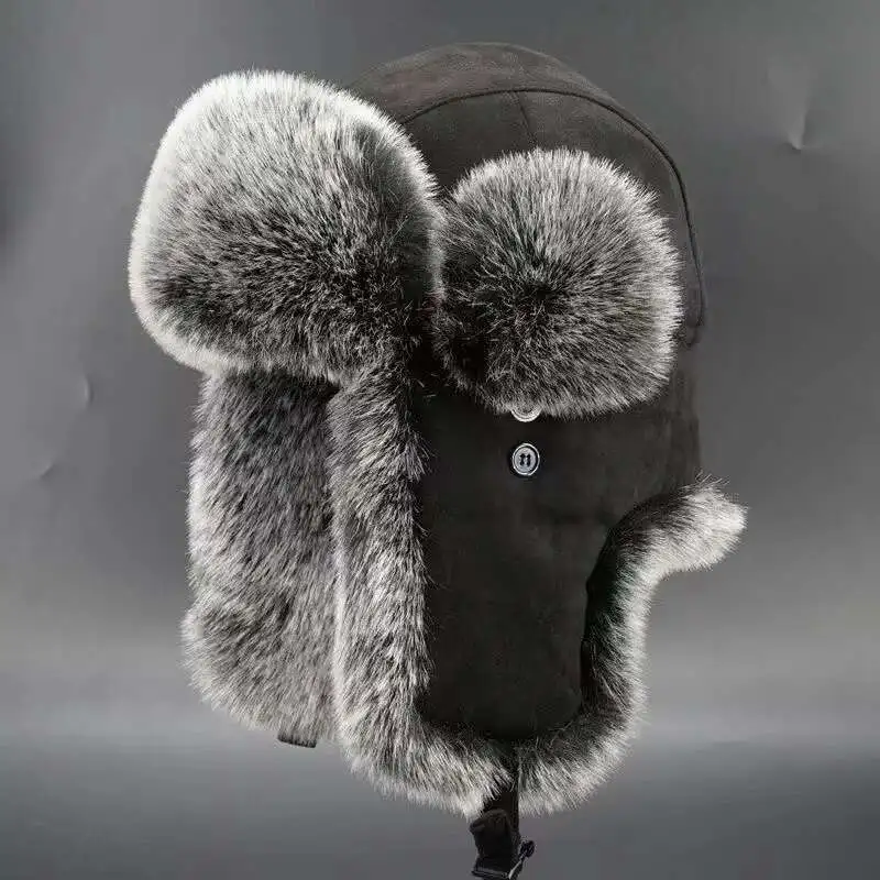 Faux Fur Hat For Men Bomber Hat Winter Thickened Hat Outdoor Cycling Skiing Russian Hat Windproof Ear Protection Warm Caps
Faux Fur Hat For Men Bomber Hat Winter Thickened Hat Outdoor Cycling Skiing Russian Hat Windproof Ear Protection Warm Caps