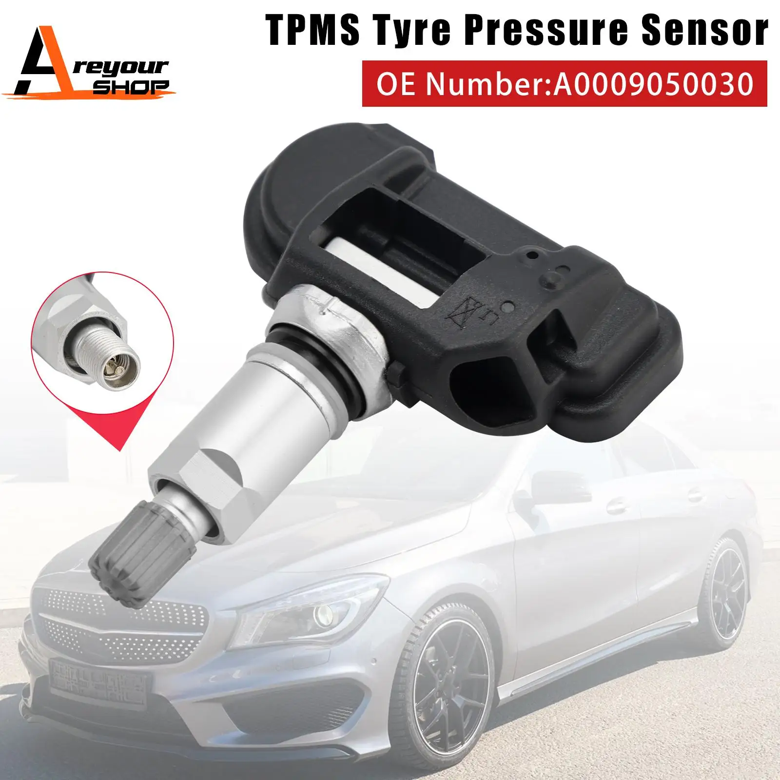 Areyourshop Датчик давления в шинах TPMS A0009050030 для Mercedes-Benz W205 W212 W205
Areyourshop Датчик давления в шинах TPMS A0009050030 для Mercedes-Benz W205 W212 W205