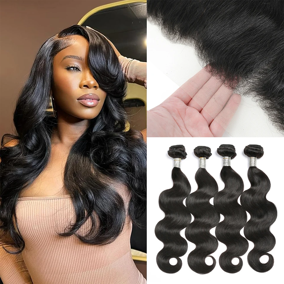 4X4 13X4 Closure With Bundles Body Wave Human Hair Bundles With Closure 4x4 13x4 HD Transparent Lace Frontal And Bundles 12A Brazilian 100% Human Hair Bundles Unprocessed Double Weft Weaving Virgin Hair Extensions Natural Color Hair Bundles Deals
4X4 13X4 Closure With Bundles Body Wave Human Hair Bundles With Closure 4x4 13x4 HD Transparent Lace Frontal And Bundles 12A Brazilian 100% Human Hair Bundles Unprocessed Double Weft Weaving Virgin Hair Extensions Natural Color Hair Bundles Deals