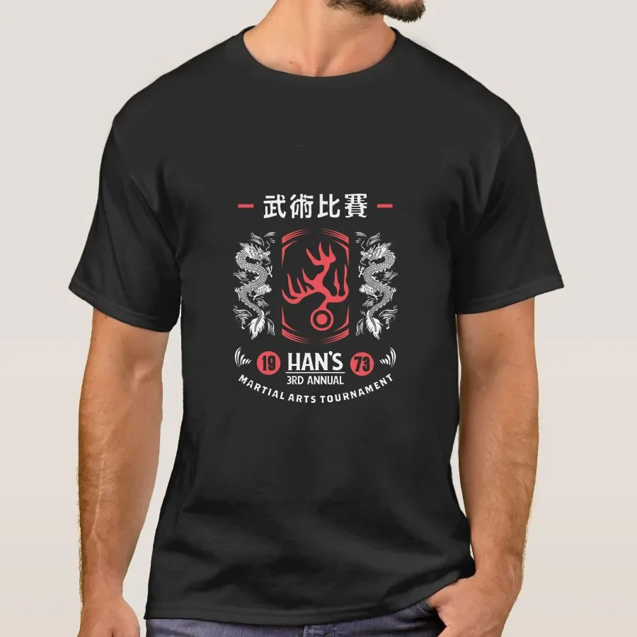 Hans Tournament T-Shirt Sport Dragon Martial Arts Kung Fu Enter Competition Karate Mma Hot Sale Men's Casual Tees
Hans Tournament T-Shirt Sport Dragon Martial Arts Kung Fu Enter Competition Karate Mma Hot Sale Men's Casual Tees