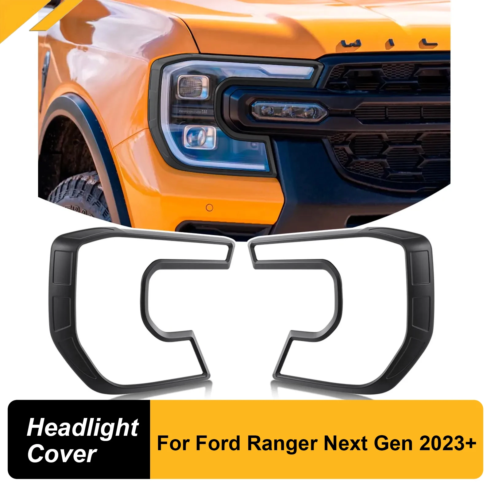 1 Set Headlight Cover Surround Trims For Ford Ranger Wildtrak Sport T9 2023 2024 2025 Front Lamp Protector Next Gen Accessories
1 Set Headlight Cover Surround Trims For Ford Ranger Wildtrak Sport T9 2023 2024 2025 Front Lamp Protector Next Gen Accessories