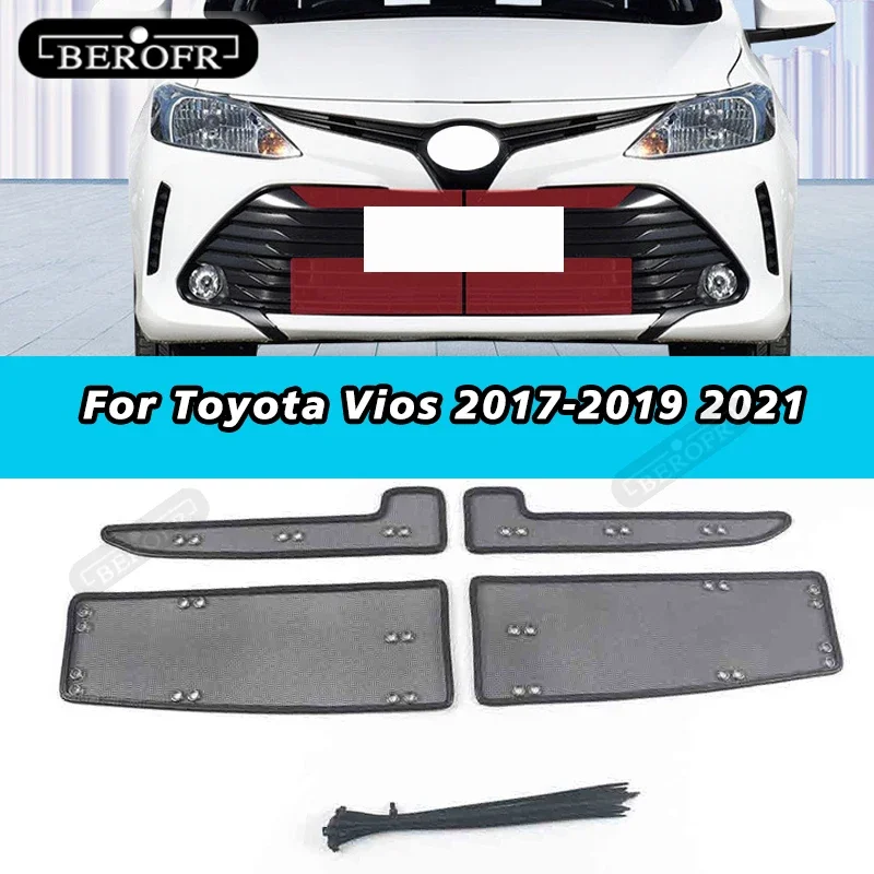 For Toyota Vios 2017-2019 2021 Car Accessories Front Grille Insert Net Anti-insect Dust Garbage Proof Stainless Cover
For Toyota Vios 2017-2019 2021 Car Accessories Front Grille Insert Net Anti-insect Dust Garbage Proof Stainless Cover