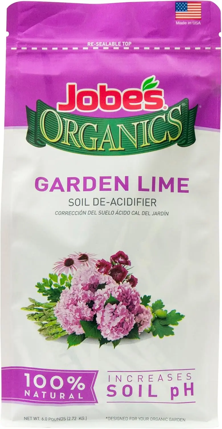 Garden Lime Powder Soil Amendment for Lawns Plants and Gardens 6 Pounds Bag
Garden Lime Powder Soil Amendment for Lawns Plants and Gardens 6 Pounds Bag