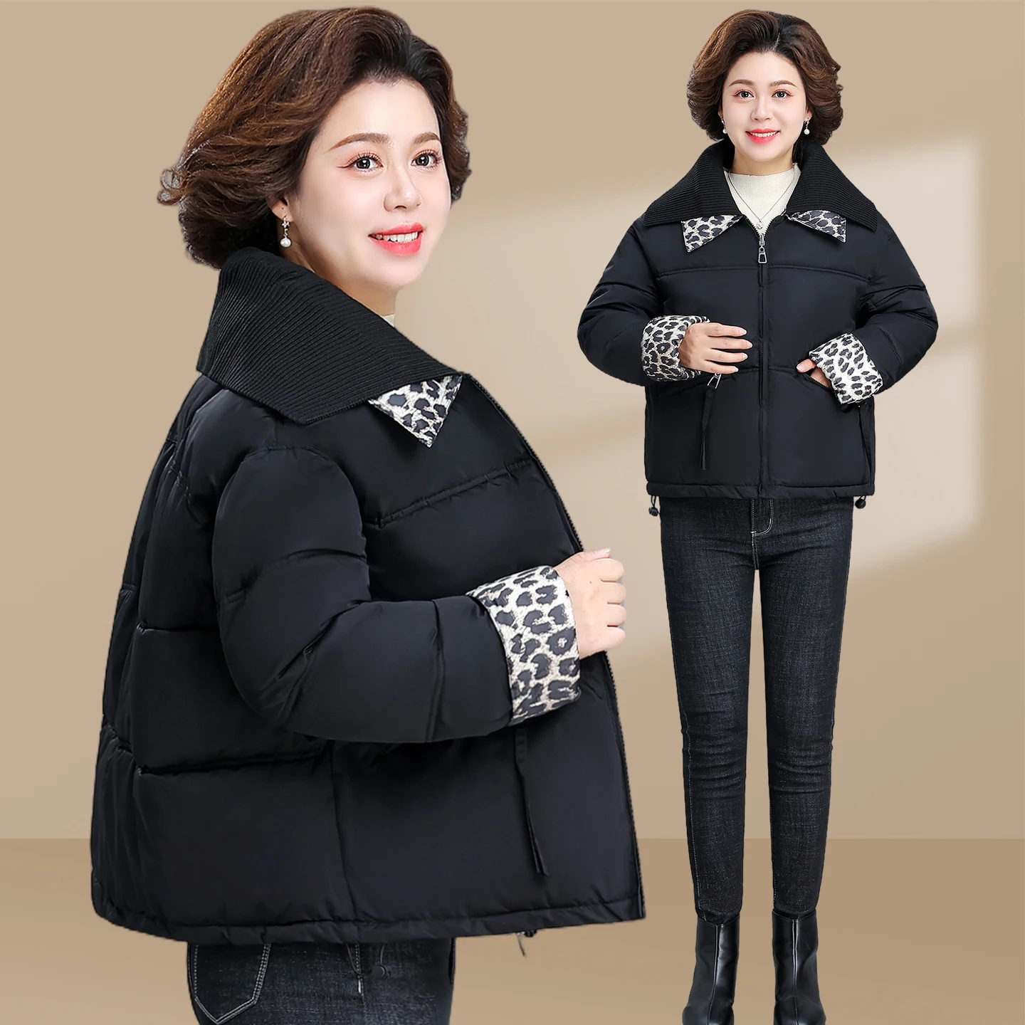 Double-Sided Wear Thiened down Cotton Jaet for Middle-Aged And ly Mothers Autumn Winter Outerwear Faionable Zipper...
Double-Sided Wear Thiened down Cotton Jaet for Middle-Aged And ly Mothers Autumn Winter Outerwear Faionable Zipper...