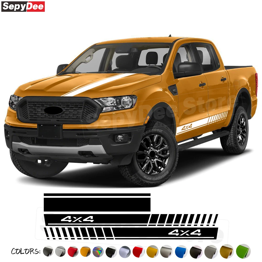 Car Hood Boonet Vinyl Decal 4X4 Graphic Body Decor Long Stripe Door Side Skirt Stickers for Ford Ranger Car Tuning Accessories
Car Hood Boonet Vinyl Decal 4X4 Graphic Body Decor Long Stripe Door Side Skirt Stickers for Ford Ranger Car Tuning Accessories