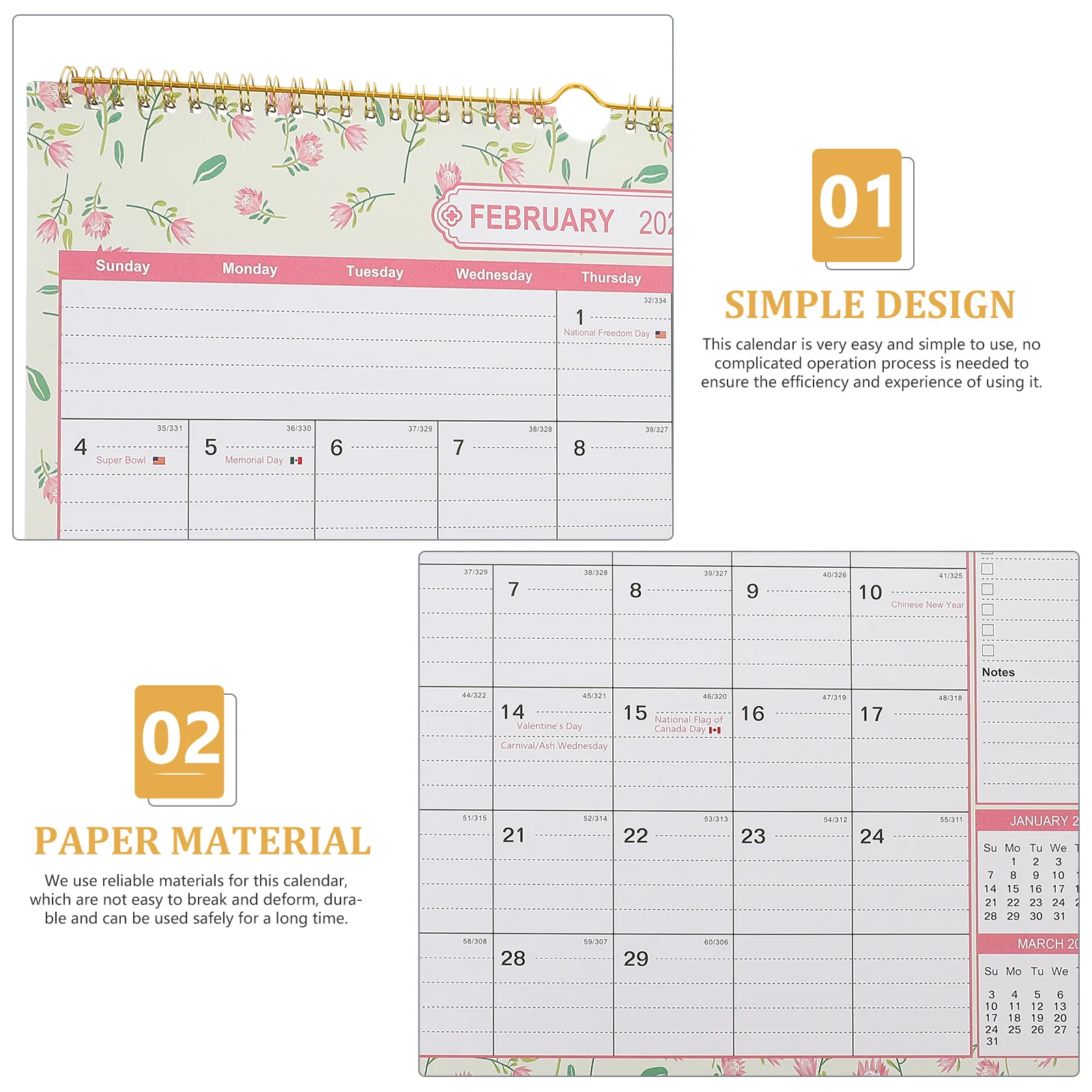 Настенный календарь на 2024-2025 годы в минималистичном стиле для дома, офиса, ежедневного использования, с простым дизайном и функцией планирования встреч
Настенный календарь на 2024-2025 годы в минималистичном стиле для дома, офиса, ежедневного использования, с простым дизайном и функцией планирования встреч