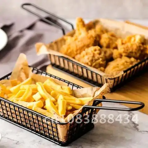 Portable Stainless Steel French Fries Basket Food Bucket Snack Potato Chips Barrel Container Tableware Kitchen Cooking Tools
Portable Stainless Steel French Fries Basket Food Bucket Snack Potato Chips Barrel Container Tableware Kitchen Cooking Tools