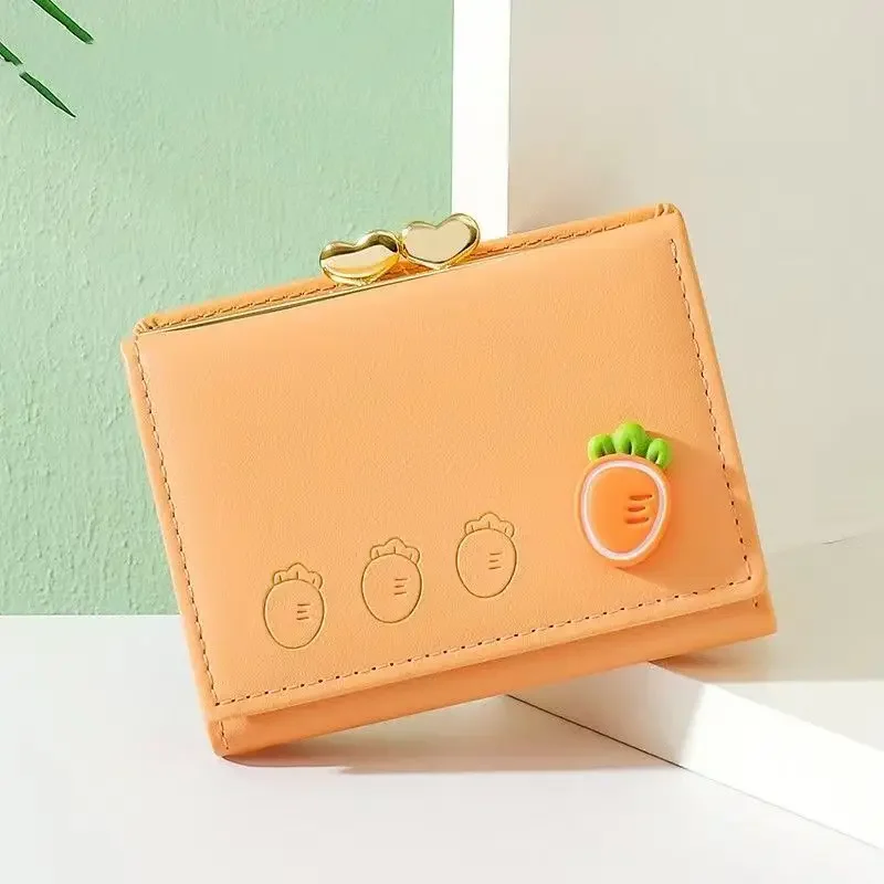 BOMO Cute Carrot Wallets for Women Multicoloured Short Version Card Wallet Fashion Casual Cartoon Bags for Women Trend 2024
BOMO Cute Carrot Wallets for Women Multicoloured Short Version Card Wallet Fashion Casual Cartoon Bags for Women Trend 2024