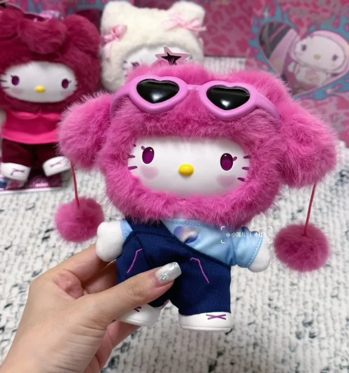 Виниловый плюшевый брелок серии Hellokitty Popstar, слепая коробка, модный рюкзак на Хэллоуин, подвеска, подарок для игрушек и хобби
Виниловый плюшевый брелок серии Hellokitty Popstar, слепая коробка, модный рюкзак на Хэллоуин, подвеска, подарок для игрушек и хобби