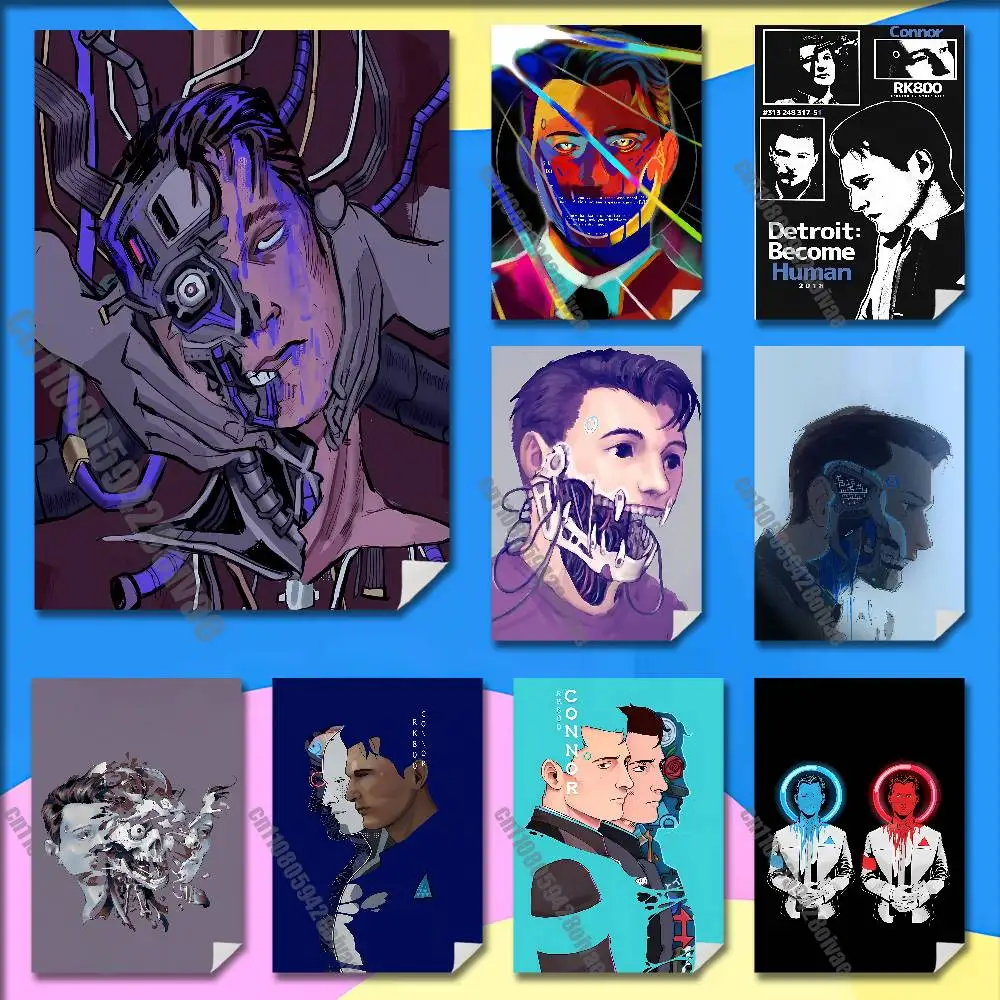 D-Detroit Become Human Game Poster Sticker For Bars 40x60cm Self-adhesive Ornament Collectibles Playbill Cover
D-Detroit Become Human Game Poster Sticker For Bars 40x60cm Self-adhesive Ornament Collectibles Playbill Cover