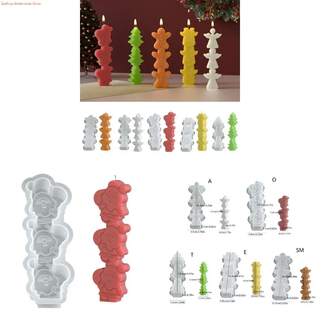 F92D Holiday Baking Plomt Set Santa Ener Angel Silicoon
F92D Holiday Baking Plomt Set Santa Ener Angel Silicoon