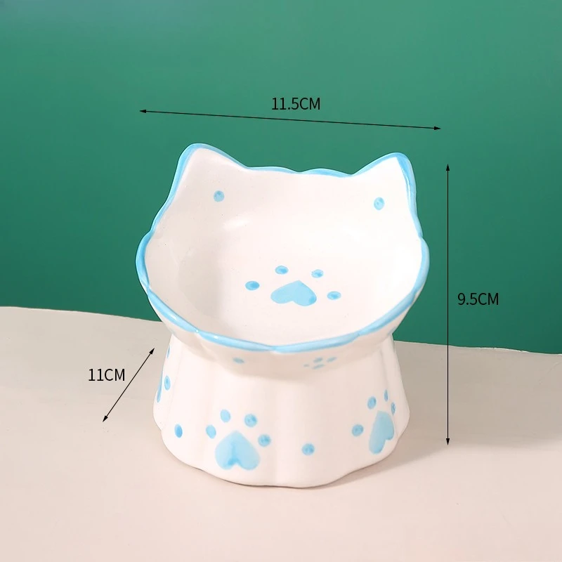 Tilted Elevated Cat Bowl Ergonomic Anti-Regurgitation Design Non-slip Easy Clean Raised Pet Feeder Bowl
Tilted Elevated Cat Bowl Ergonomic Anti-Regurgitation Design Non-slip Easy Clean Raised Pet Feeder Bowl
