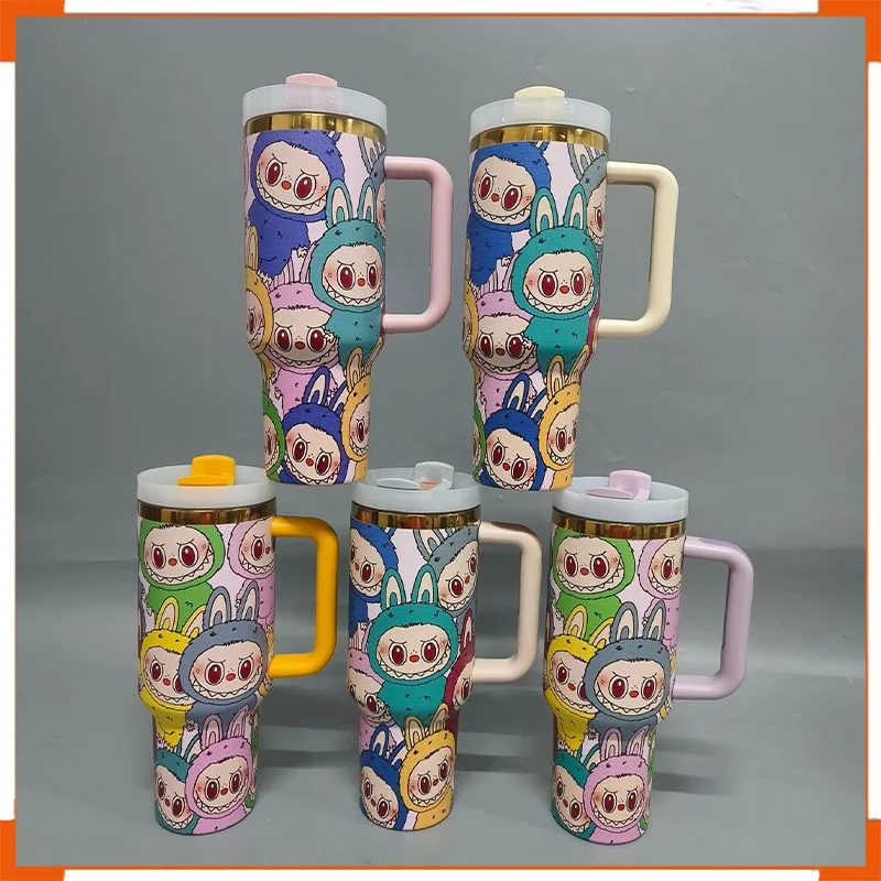 Labubu 40oz Cartoon Ice Cream Cup Large Capacity Insulated Cup 304 Stainless Steel With Straw Car Cup Portable High-End Gift
Labubu 40oz Cartoon Ice Cream Cup Large Capacity Insulated Cup 304 Stainless Steel With Straw Car Cup Portable High-End Gift