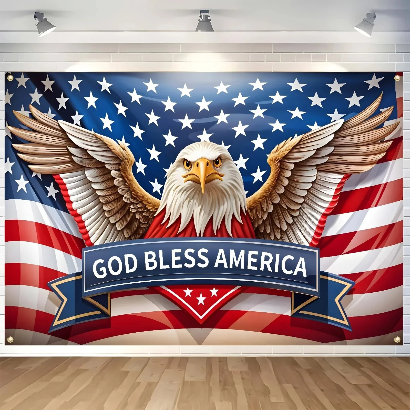 American Flag Eagle Tapestry God Bless America Patriotic Wall Hanging Peach Skin Fabric for Independence Day Party Decor
American Flag Eagle Tapestry God Bless America Patriotic Wall Hanging Peach Skin Fabric for Independence Day Party Decor