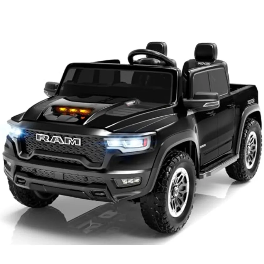 Licensed RAM 1500 RHO 2 Seater Electric Ride on Car for Big with Remote Control 24V 4 Wheels Suspension LED Lights Bluetooth So
Licensed RAM 1500 RHO 2 Seater Electric Ride on Car for Big with Remote Control 24V 4 Wheels Suspension LED Lights Bluetooth So
