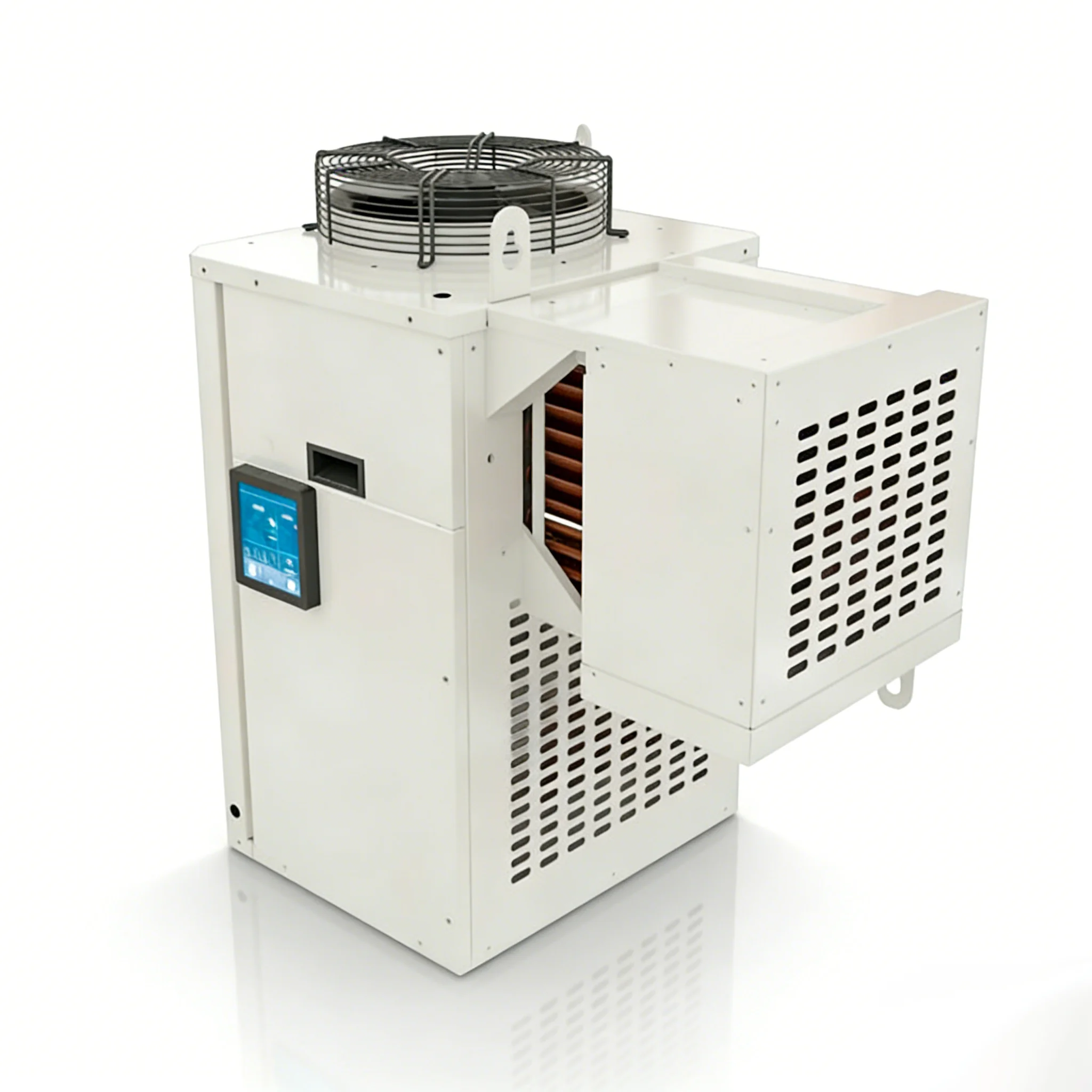 Monoblock Cold Room Unit, Wall Mounted Cold Room Freezer, R290 Monoblock Refrigeration Unit, Inverter Cold Room Condensing Unit
Monoblock Cold Room Unit, Wall Mounted Cold Room Freezer, R290 Monoblock Refrigeration Unit, Inverter Cold Room Condensing Unit