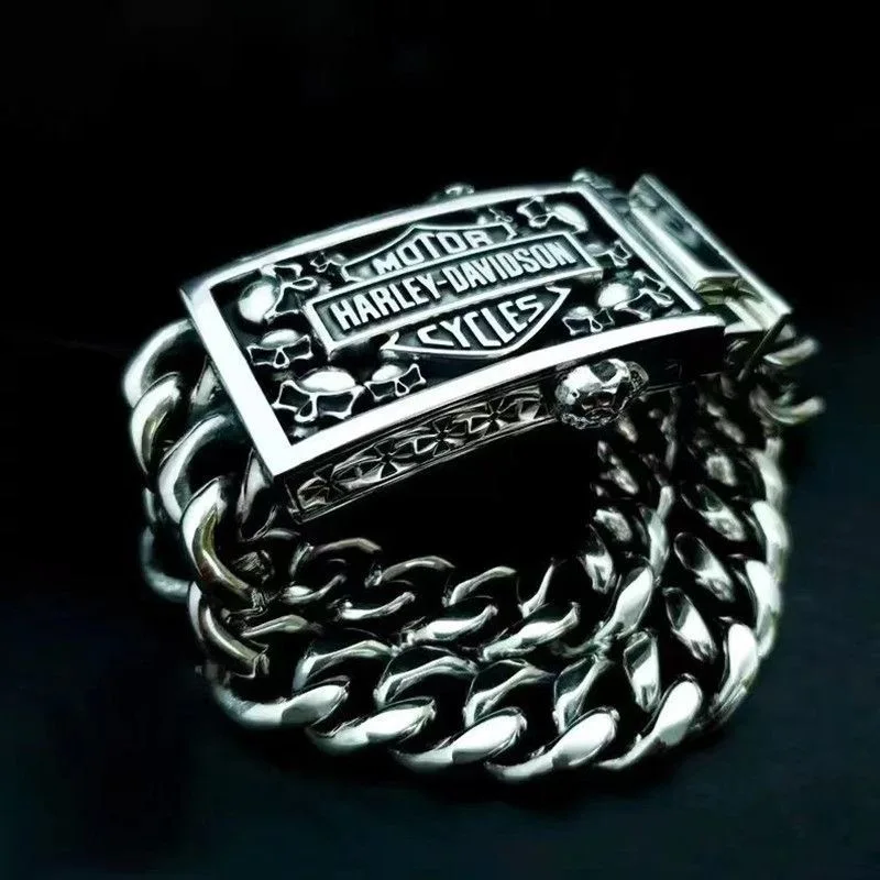 Motorcycle Men Bracelet Hip-hop Trendy Rock Decor Accessories For Harley Davidson Electra Glide Ultra Classic S PA 1250S PA1250
Motorcycle Men Bracelet Hip-hop Trendy Rock Decor Accessories For Harley Davidson Electra Glide Ultra Classic S PA 1250S PA1250