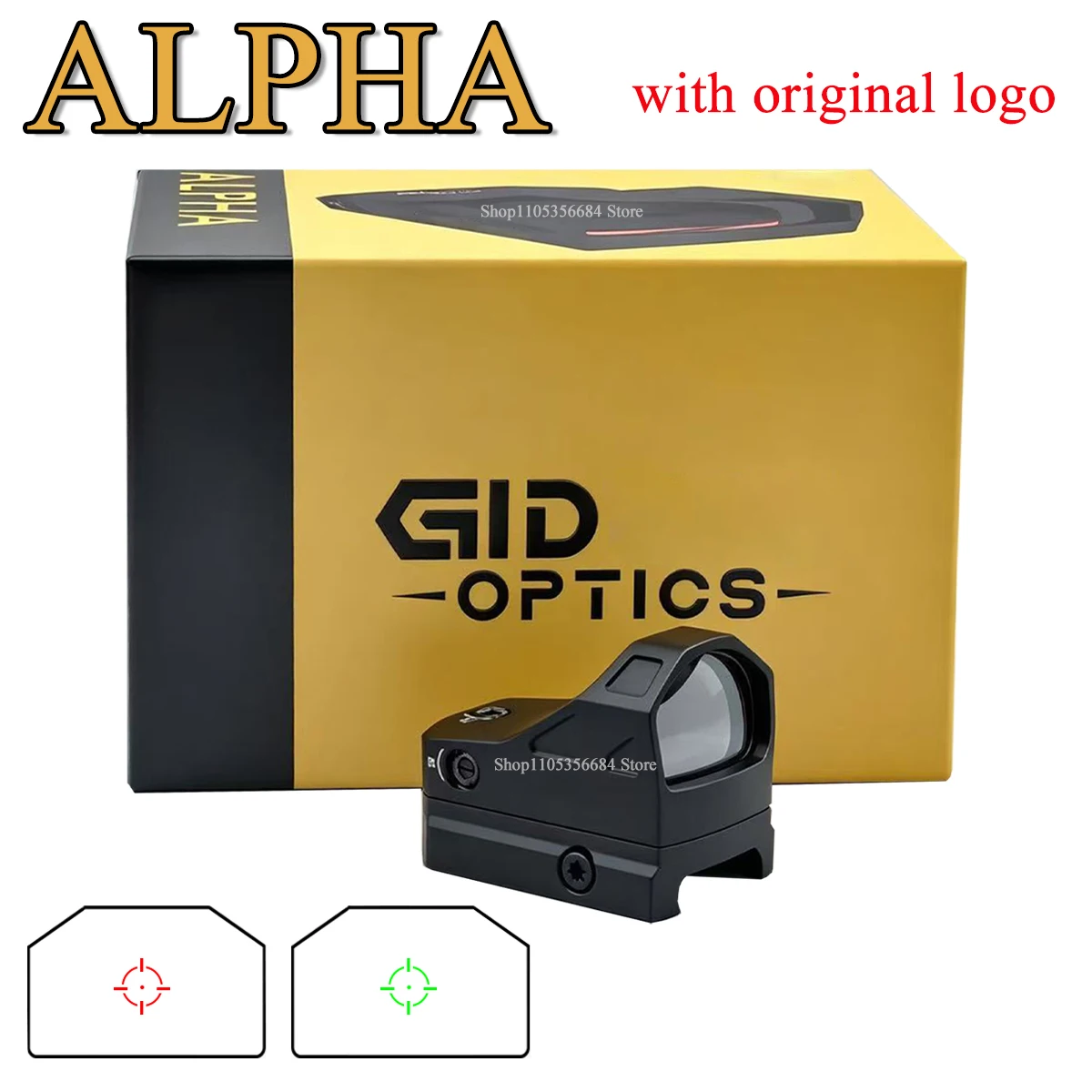 Tactical GIDEON Optics ALPHA Red Dot Sight 3 MOA Circle Reflex Sight RM Footprint Handgun for Picatinny Rail Mount Rifle Scope
Tactical GIDEON Optics ALPHA Red Dot Sight 3 MOA Circle Reflex Sight RM Footprint Handgun for Picatinny Rail Mount Rifle Scope