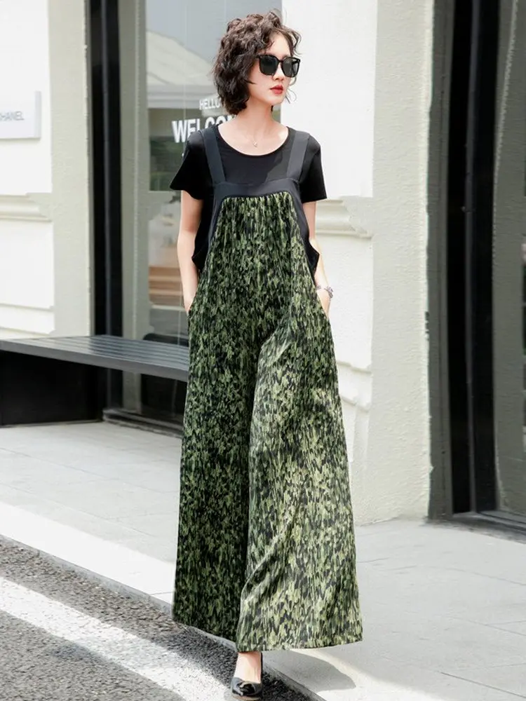 Летний женский комбинезон свободного кроя больших размеров, повседневный, винтажный, с широкими штанинами, дышащий, легкий...
Летний женский комбинезон свободного кроя больших размеров, повседневный, винтажный, с широкими штанинами, дышащий, легкий...