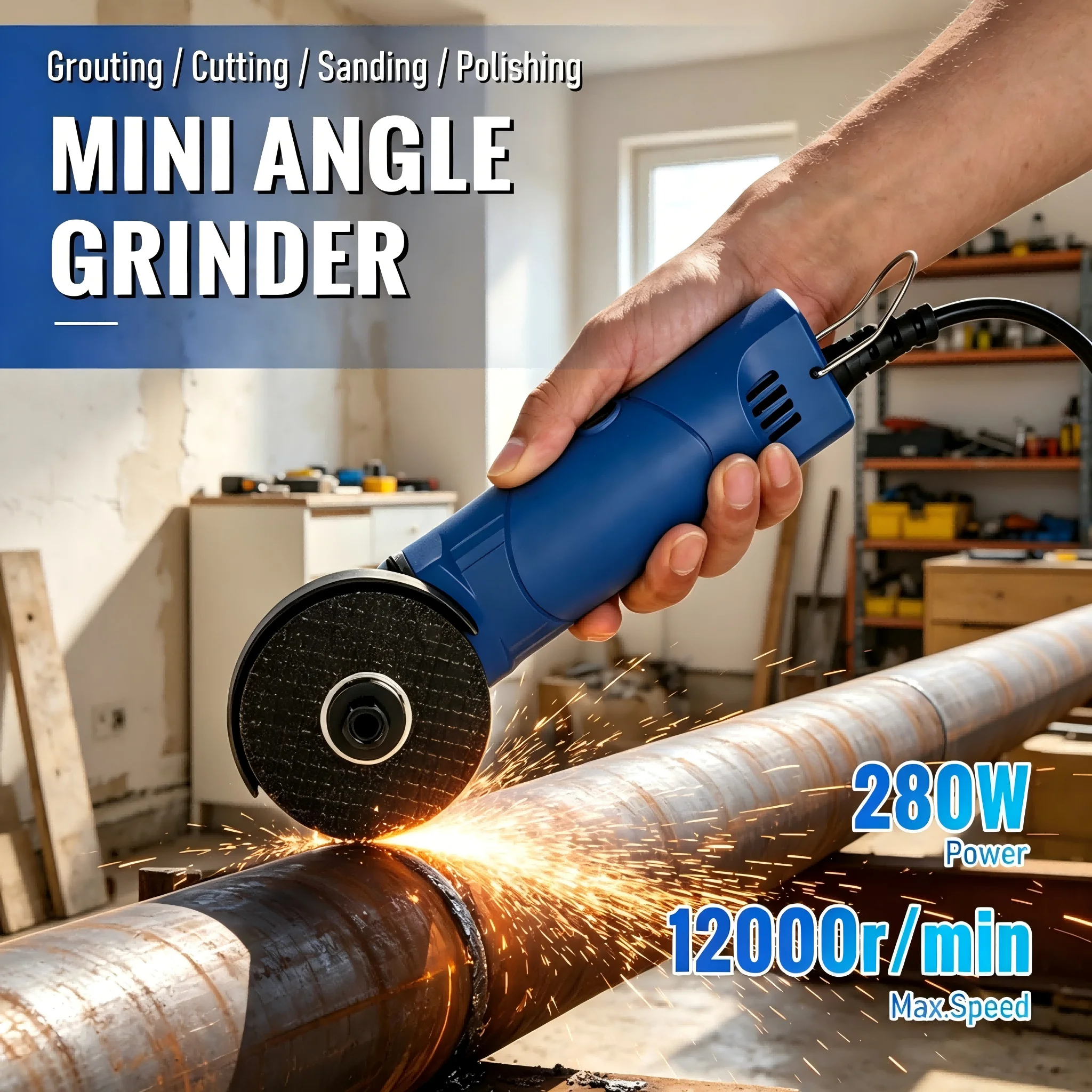 75mm Mini Electric Angle Grinder 6 Speed Variable Polishing Grinding Machine Abrasive Tool for Cutting Polishing
75mm Mini Electric Angle Grinder 6 Speed Variable Polishing Grinding Machine Abrasive Tool for Cutting Polishing