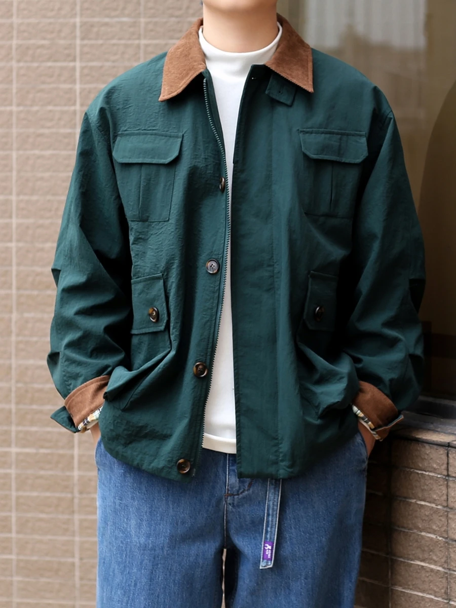 Японская мужская ветровка Sle y Men's Jaet Multi-ket из вельвета с лоскутным шитьем, в стиле рабочей одежды, для весны и осени
Японская мужская ветровка Sle y Men's Jaet Multi-ket из вельвета с лоскутным шитьем, в стиле рабочей одежды, для весны и осени