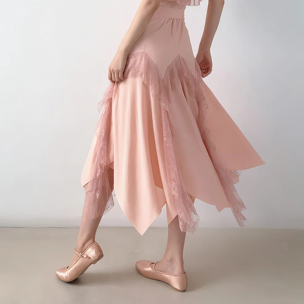 Ballroom Dance Slim-fit Waltz Pink Modern Dance Wine Red Lace Midi Dress White Elegant Black Standard Irregular Skirt
Ballroom Dance Slim-fit Waltz Pink Modern Dance Wine Red Lace Midi Dress White Elegant Black Standard Irregular Skirt