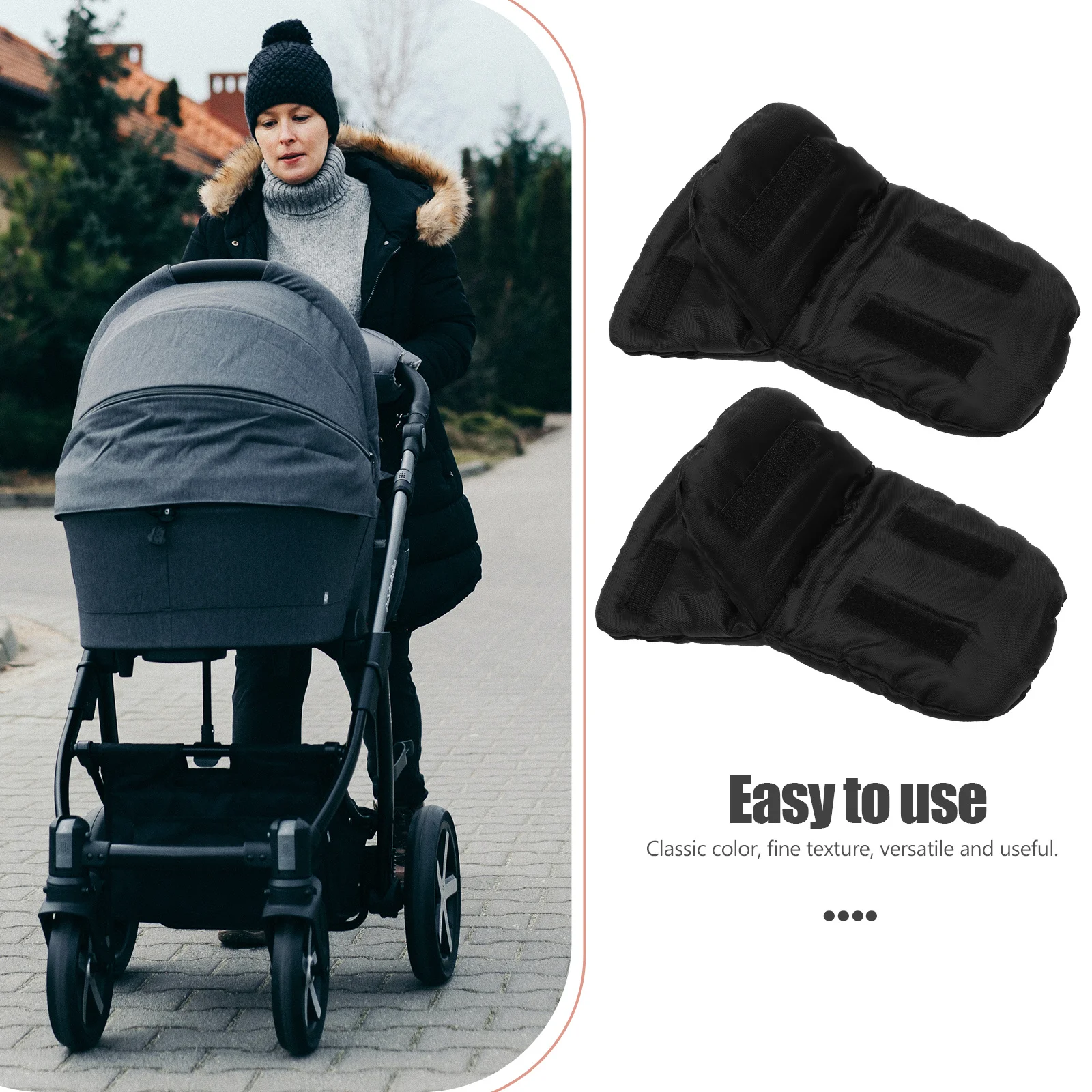 1Pair Warm Stroller Mittens Insulated Windproof Gloves for Winter Fine Texture Comfortable Fit Suitable Men Women Outdoor
1Pair Warm Stroller Mittens Insulated Windproof Gloves for Winter Fine Texture Comfortable Fit Suitable Men Women Outdoor