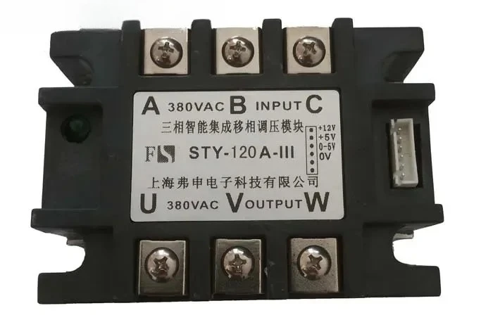 Трехфазный модуль регулирования напряжения сцепления STY-120A-III полностью изолированный тиристорный регулятор напряжения
Трехфазный модуль регулирования напряжения сцепления STY-120A-III полностью изолированный тиристорный регулятор напряжения