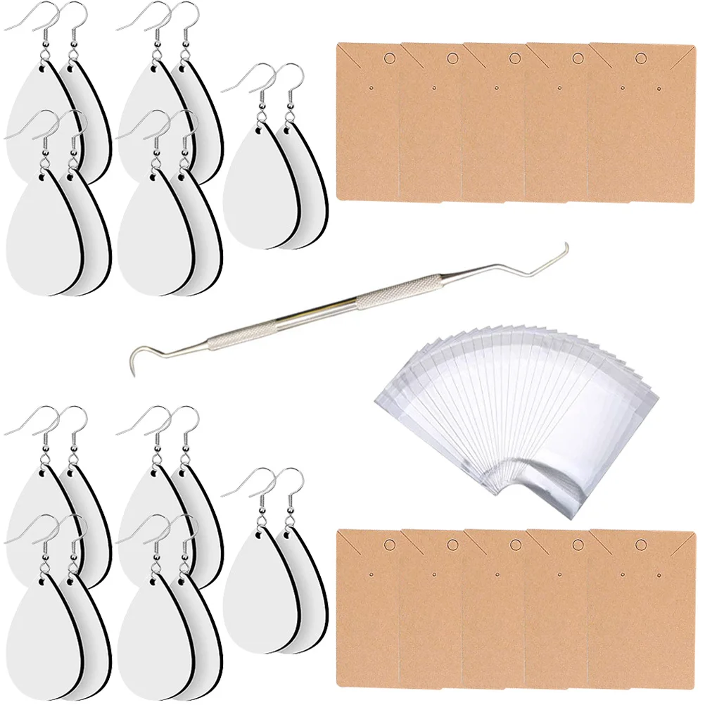 Thermal Transfer Earring Set Sublimation Blanks DIY Jewelry Material Silica Gel Storage Smooth Surface Craft Supplies Heat
Thermal Transfer Earring Set Sublimation Blanks DIY Jewelry Material Silica Gel Storage Smooth Surface Craft Supplies Heat