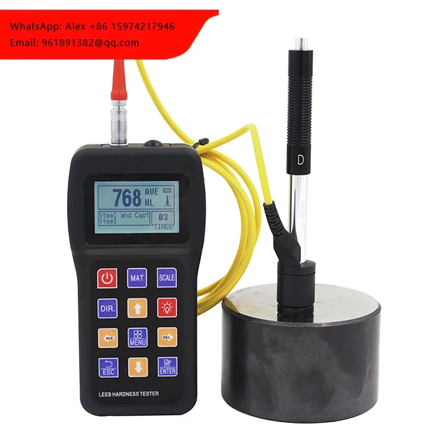 Portable Digital Leeb Hardness Tester Small Volume For Battery & Work Measurement LCD Display HRB HRC HRA HV HB HS HL
Portable Digital Leeb Hardness Tester Small Volume For Battery & Work Measurement LCD Display HRB HRC HRA HV HB HS HL