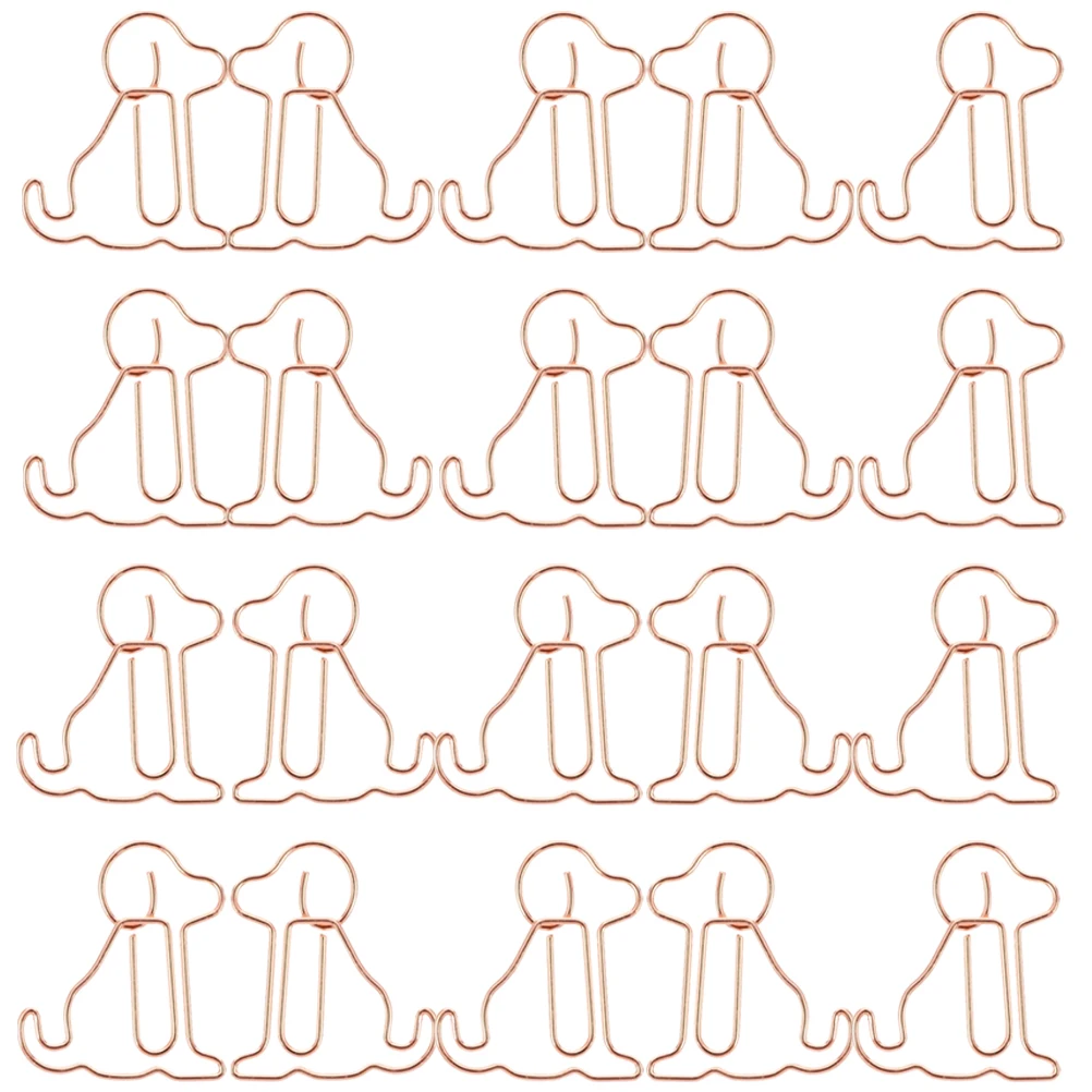50pcs Rose Clips Metal Cartoon Dog Clip for Paper Clamp For School School Dog Paper Clamp Office Home Student Marking
50pcs Rose Clips Metal Cartoon Dog Clip for Paper Clamp For School School Dog Paper Clamp Office Home Student Marking