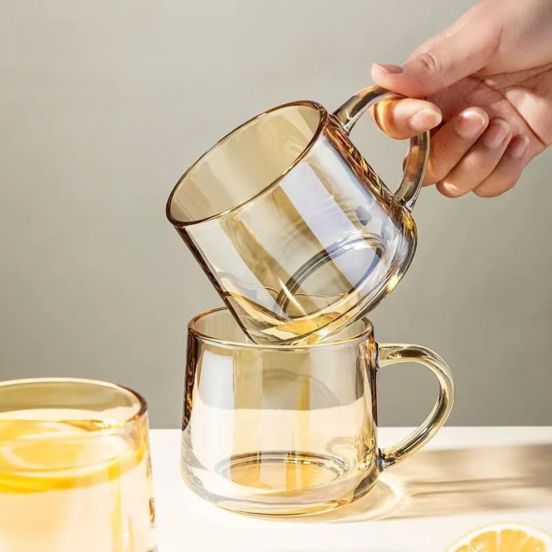 Hand Blown Creative Coffee Mug Thickened Transparent Glass Cup Simple Design
Hand Blown Creative Coffee Mug Thickened Transparent Glass Cup Simple Design