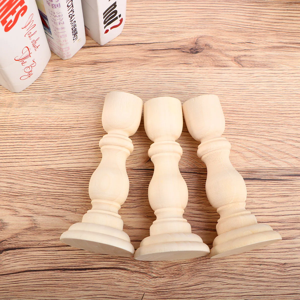 3pcs Wooden Candlestick Creative Holder Mini Candlestand Stone Decorative Home Office Wedding Decoration Gift 
3pcs Wooden Candlestick Creative Holder Mini Candlestand Stone Decorative Home Office Wedding Decoration Gift