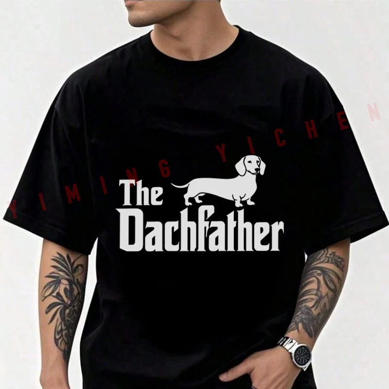 Men's Moto Cotton T-Shirt The Dachfather Dachshund Dog Tshirt Adventure Casual O-Neck Top Tee
Men's Moto Cotton T-Shirt The Dachfather Dachshund Dog Tshirt Adventure Casual O-Neck Top Tee