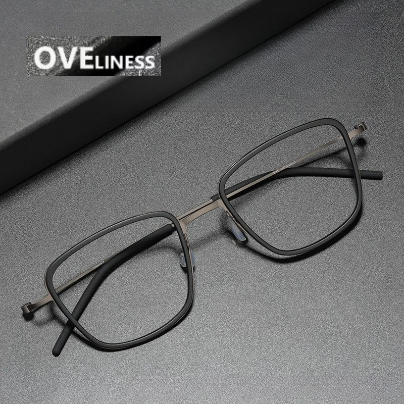 2026 Acetate Titanium optical Eyeglasses frames Men women Screwless square glasses frame myopia Eyewear Prescription spectacles
2026 Acetate Titanium optical Eyeglasses frames Men women Screwless square glasses frame myopia Eyewear Prescription spectacles