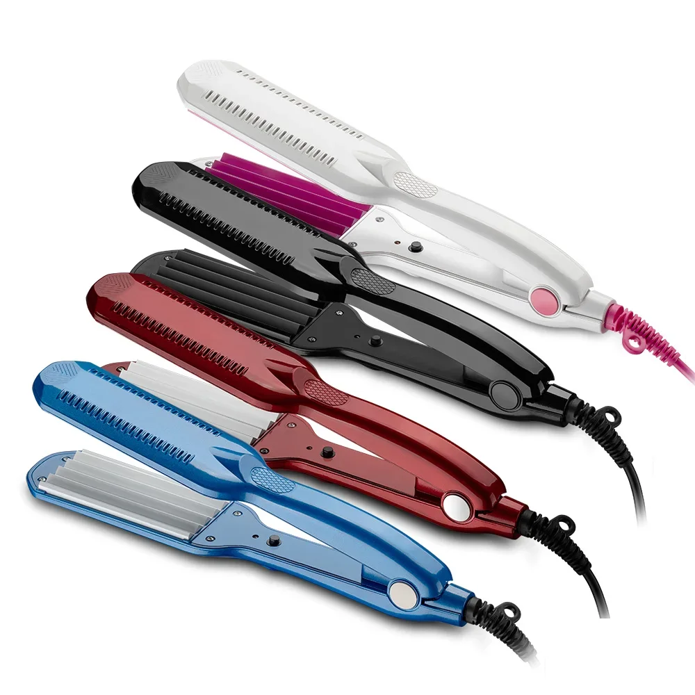 Professional Hair Crimper Curler Dry & Wet Use Corrugated Irons Ceramic Curling Iron with Temperature Control Waving Tool
Professional Hair Crimper Curler Dry & Wet Use Corrugated Irons Ceramic Curling Iron with Temperature Control Waving Tool