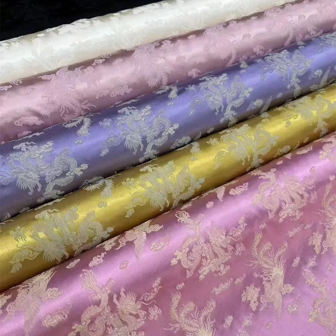 Longchengxiang Real Silk Fabric Guanle Crepe 28momme Chinese Style Chinese Style Dress Shirt Cheongsam Silk Fabric
Longchengxiang Real Silk Fabric Guanle Crepe 28momme Chinese Style Chinese Style Dress Shirt Cheongsam Silk Fabric