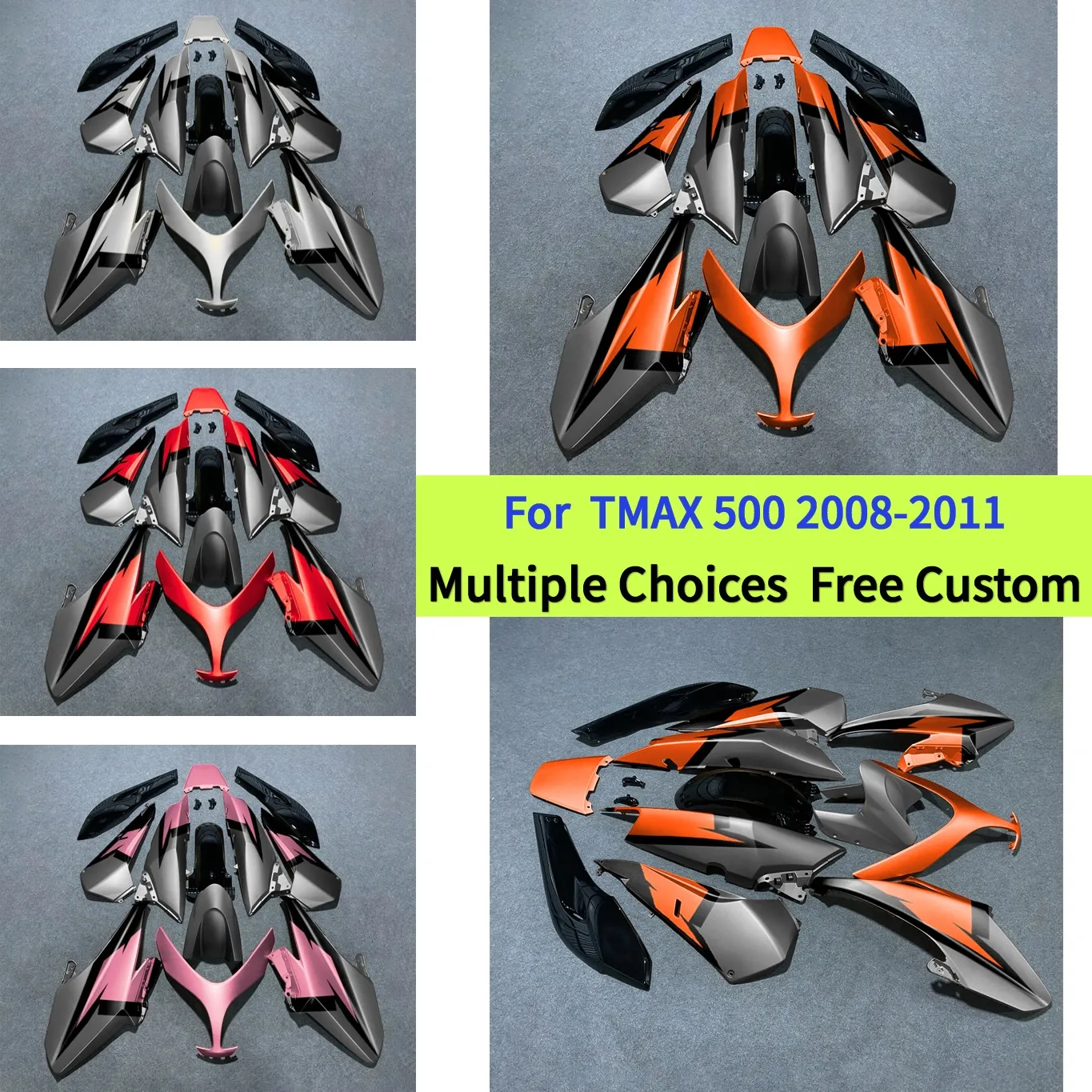 2008-2011 TMAX 500 Комплект обтекателя Tmax Скутеры ABS Прочные сменные панели T-MAX 500
2008-2011 TMAX 500 Комплект обтекателя Tmax Скутеры ABS Прочные сменные панели T-MAX 500