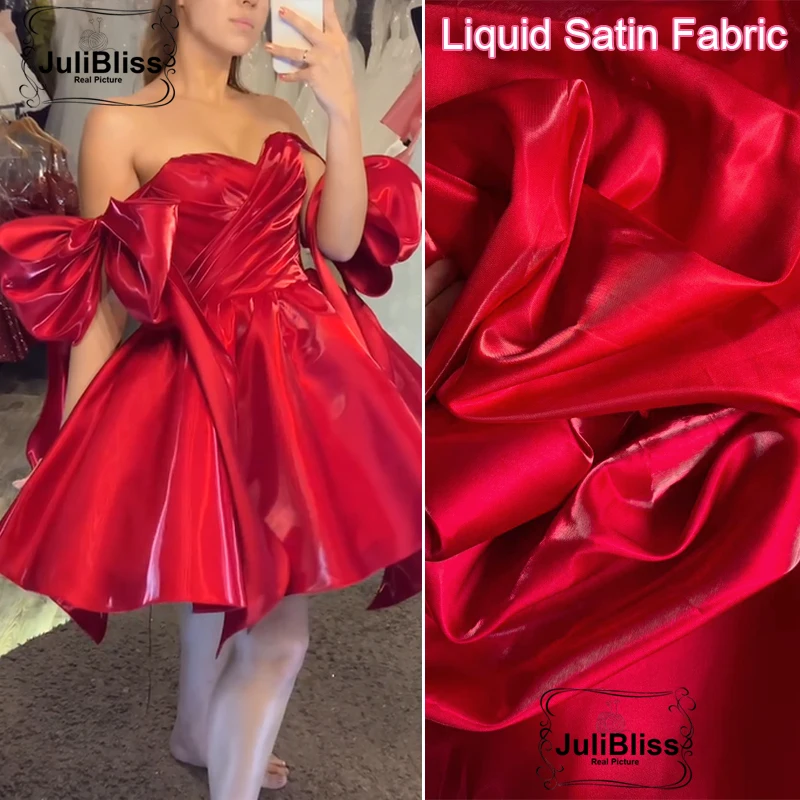 Red Burgundy Maroon Liquid Satin for Dress Gowns Waterlight Satin Fabric for Suits, Robes Thick Shiny Satin Cloth Material
Red Burgundy Maroon Liquid Satin for Dress Gowns Waterlight Satin Fabric for Suits, Robes Thick Shiny Satin Cloth Material