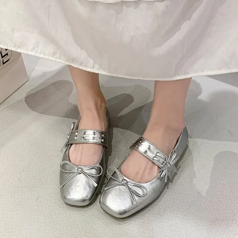Vintage Spring Slip On Women Flats Comfort Square Toe Soft Sole Shoes Ladies Eelgant Dress Shoes
Vintage Spring Slip On Women Flats Comfort Square Toe Soft Sole Shoes Ladies Eelgant Dress Shoes