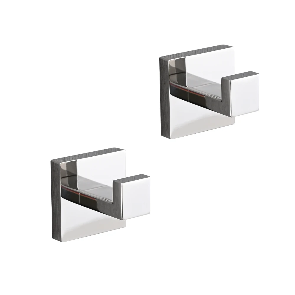 2 Pack Wall-Mounted Stainless Steel Bathroom Towel Hooks/Coat Hooks for Bathroom, Bedroom, Kitchen
2 Pack Wall-Mounted Stainless Steel Bathroom Towel Hooks/Coat Hooks for Bathroom, Bedroom, Kitchen