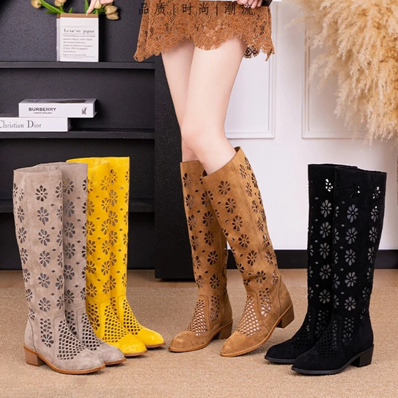 Women's Hollow out Pointed Toe Booties Summer 2026 New Vintage Thick Heel Small Size High Tube Knight Boots Boots
Women's Hollow out Pointed Toe Booties Summer 2026 New Vintage Thick Heel Small Size High Tube Knight Boots Boots