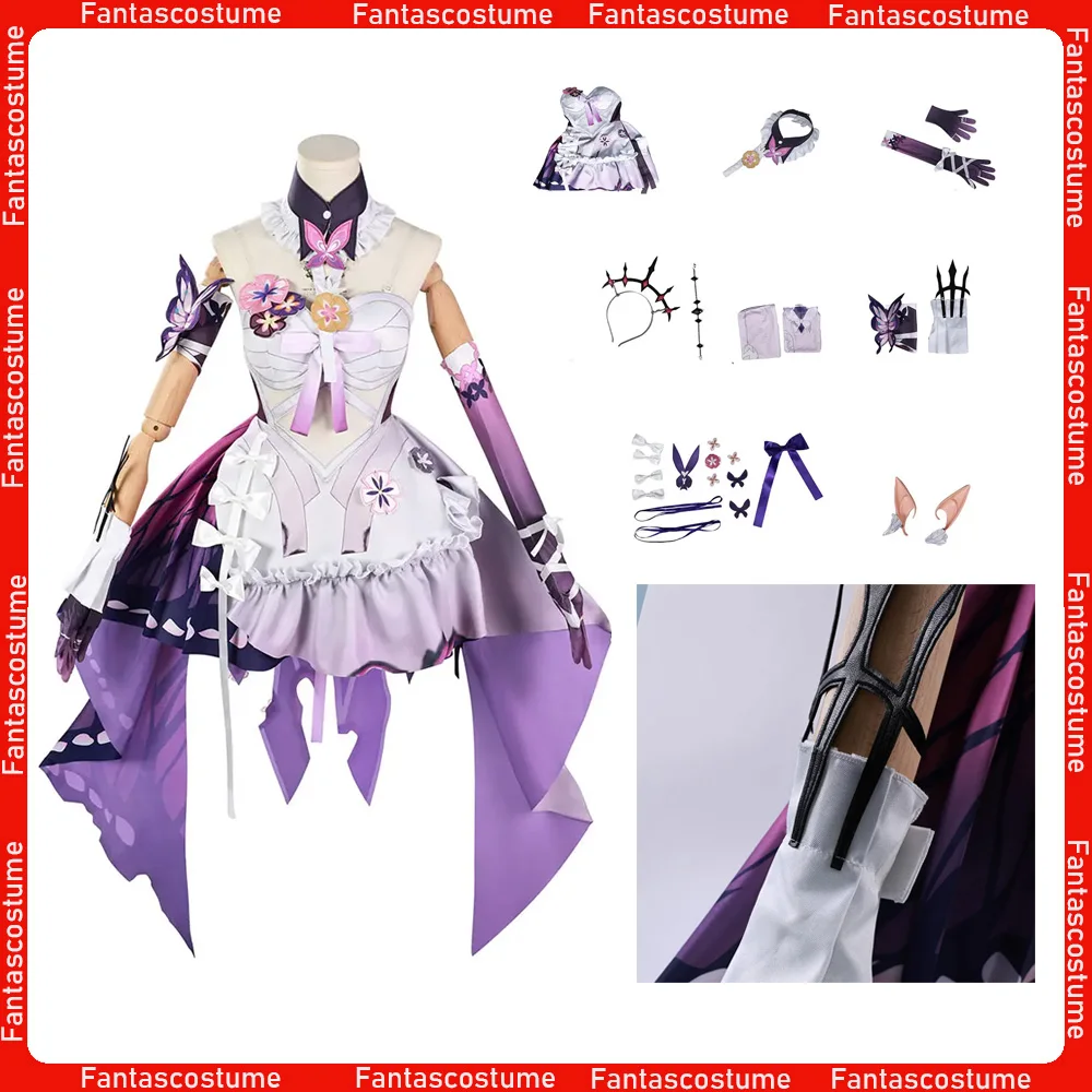 Платье Castorice Honkai Fantasia Star Rail, карнавальный костюм, платье, перчатки, головные уборы, костюм для девочек и женщин, Хэллоуин, карнавал, вечеринка
Платье Castorice Honkai Fantasia Star Rail, карнавальный костюм, платье, перчатки, головные уборы, костюм для девочек и женщин, Хэллоуин, карнавал, вечеринка