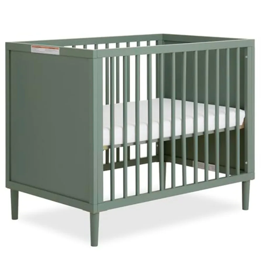 Lucas Mini Convertible Crib in, Rounded Spindles, Converts from a Baby Crib to Day Bed and Sofa, Perfect for Small Spaces, Thre
Lucas Mini Convertible Crib in, Rounded Spindles, Converts from a Baby Crib to Day Bed and Sofa, Perfect for Small Spaces, Thre
