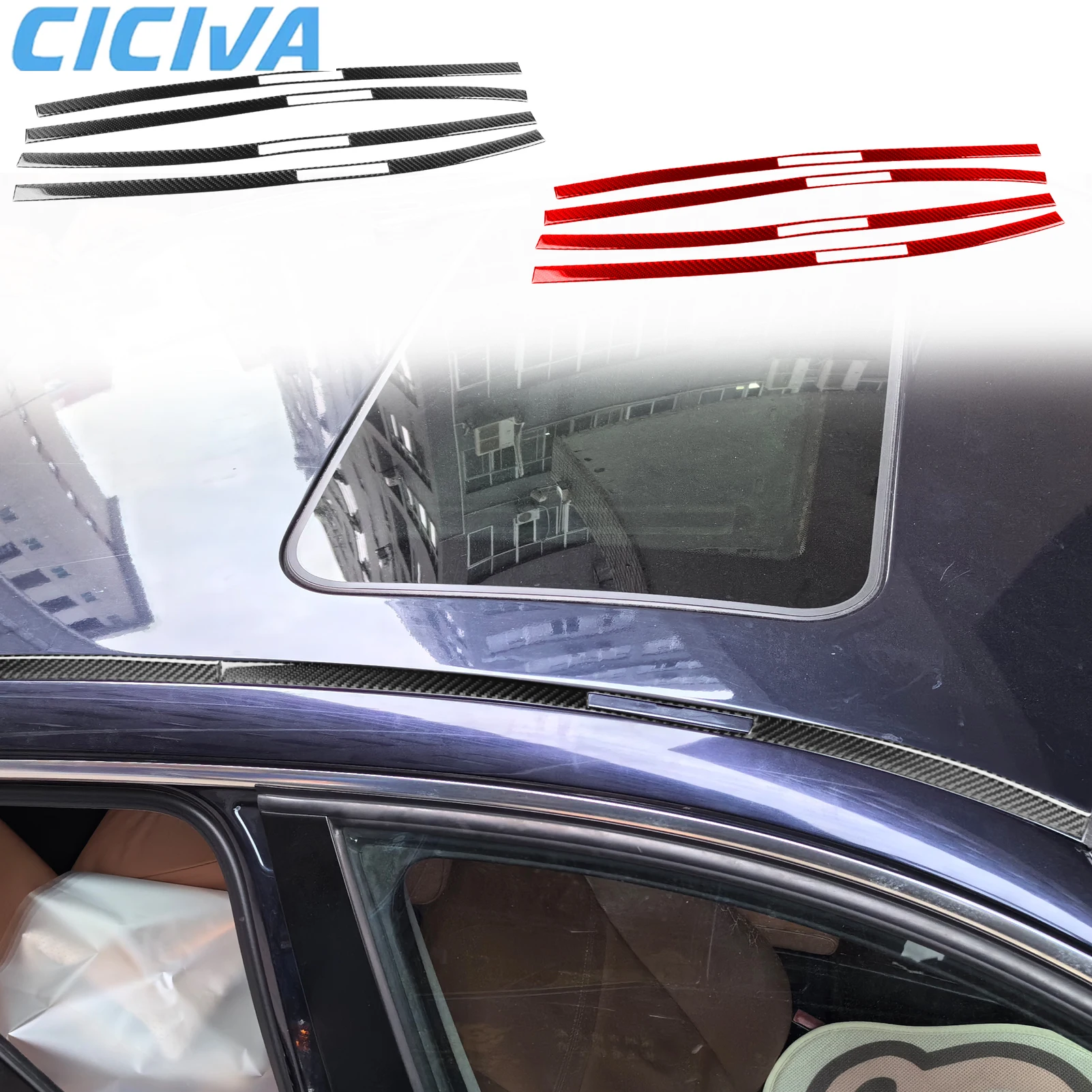 For BMW 3 Series E90 2005-2012 Carbon Fiber Exterior Roof Sides Decorative Strip Cover Stickers Interior Car Accessories Trims
For BMW 3 Series E90 2005-2012 Carbon Fiber Exterior Roof Sides Decorative Strip Cover Stickers Interior Car Accessories Trims