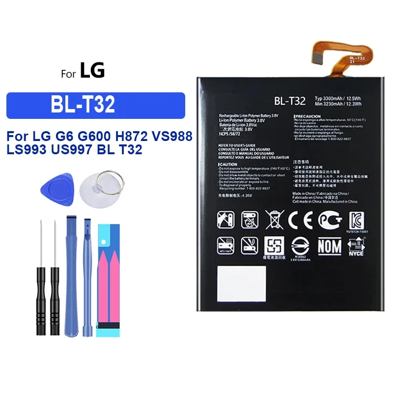 Аккумулятор BL-T19 для LG G2 mini G3 G3S G3C G4 G4S G4C Beat G5 G6 G7 G8 ThinQ B2MINI для Nexus 5X 4 5 BL-42D1F BL-53YH BL-51YF
Аккумулятор BL-T19 для LG G2 mini G3 G3S G3C G4 G4S G4C Beat G5 G6 G7 G8 ThinQ B2MINI для Nexus 5X 4 5 BL-42D1F BL-53YH BL-51YF