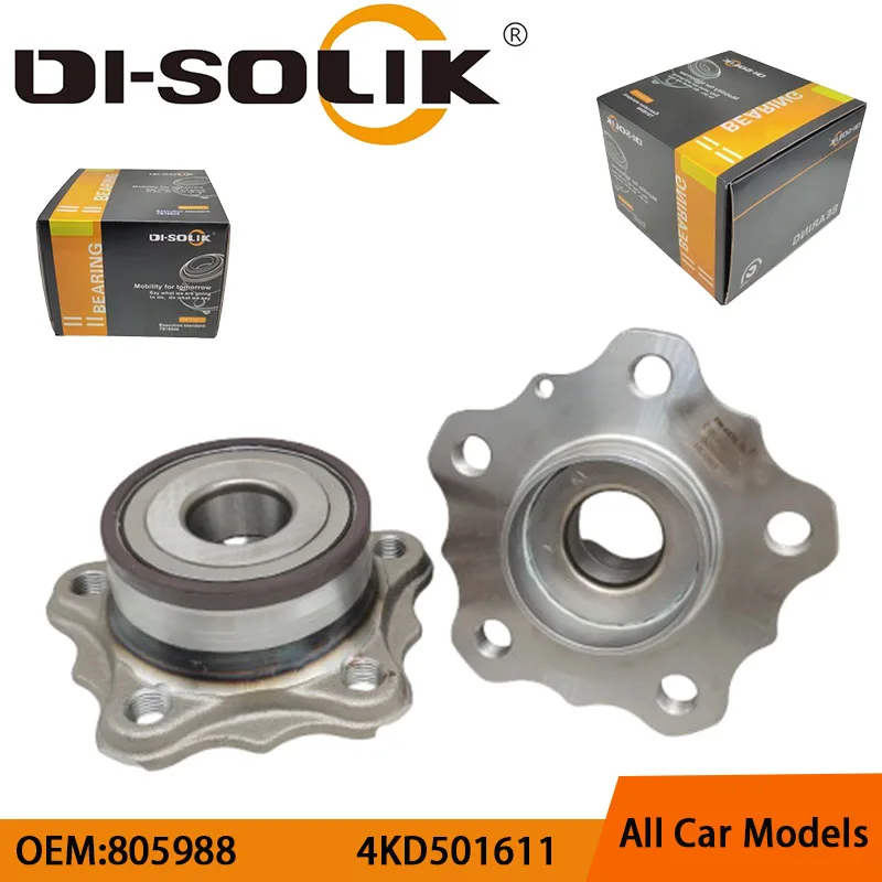 DI-SOLIK Auto Car Parts 2WD Rear Wheel Hub Bearing Assembly 805988 4KD501611 8WD407613 4KD501611A for AUDI A6 C8(4A2) 2018-
DI-SOLIK Auto Car Parts 2WD Rear Wheel Hub Bearing Assembly 805988 4KD501611 8WD407613 4KD501611A for AUDI A6 C8(4A2) 2018-