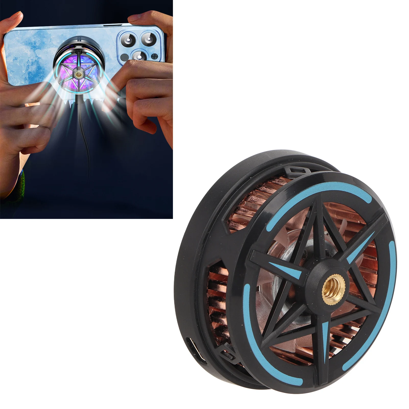 Magnetic Phones Cooler Back-Clip Game Cooler Semiconductor Fast Phone Cooling Fan for IOS Android Phone
Magnetic Phones Cooler Back-Clip Game Cooler Semiconductor Fast Phone Cooling Fan for IOS Android Phone